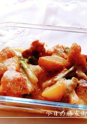 じゃがとアスパラのこんがり味噌チーズ焼き-レシピのメイン写真