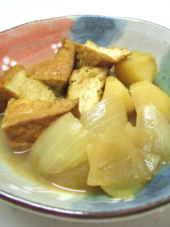 カレー風味で♪厚揚じゃが-レシピのメイン写真