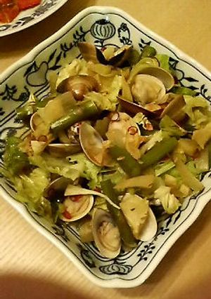 はまぐりと春野菜の炒め煮-レシピのメイン写真