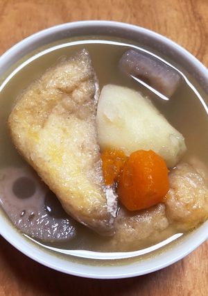 弱火でコトコト和風根菜スープ-レシピのメイン写真