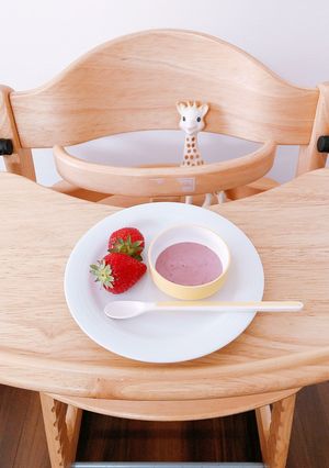 離乳食中期☆苺のポタージュ-レシピのメイン写真