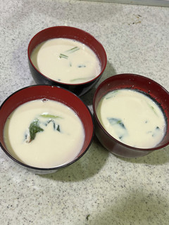 簡単!あさりの牛乳味噌汁-レシピのメイン写真