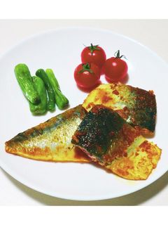 サバのカレーマヨ焼き-レシピのメイン写真