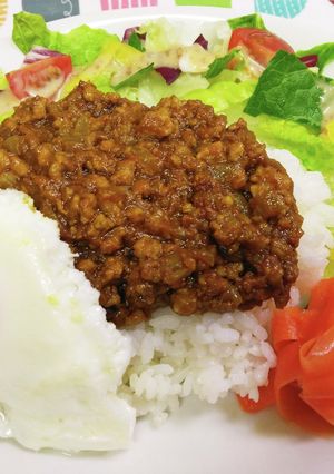 フライパンで簡単♪キーマカレー-レシピのメイン写真