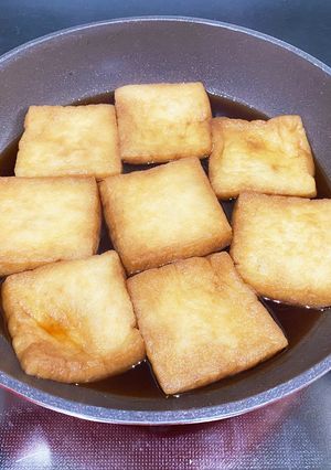 砂糖控えめな、油揚げ煮　寿司揚げ-レシピのメイン写真