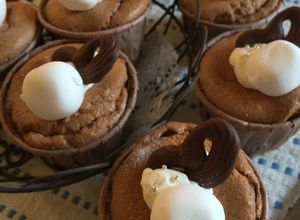 カップで♪チョコシフォン❤️クリーム入り-レシピのメイン写真