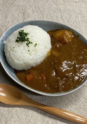 カレーやハヤシのご飯はまん丸が可愛い-レシピのメイン写真