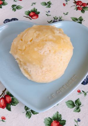 レンジで蒸しパン❤︎カスタード蒸しパン-レシピのメイン写真