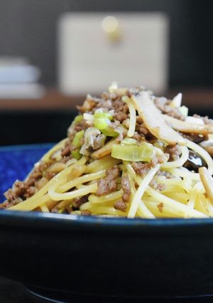 バター香るナスとエリンギのパスタ-レシピのメイン写真
