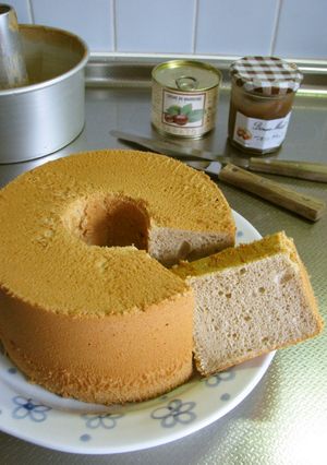 マロン＊マロンシフォンケーキ-レシピのメイン写真