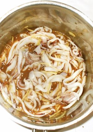 イカの柔らか煮♪産後の体力低下に簡単薬膳-レシピのメイン写真