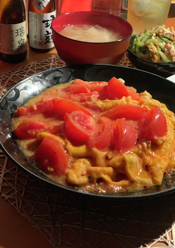 トマトとふわとろ卵の中華炒め✨-レシピのメイン写真