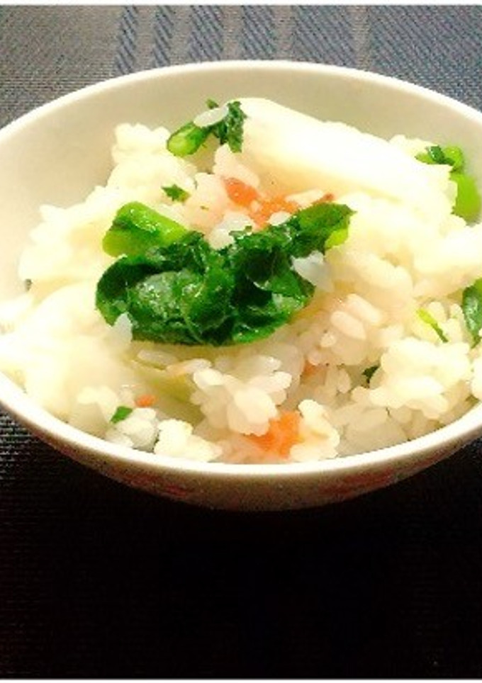 新玉と菜の花の混ぜご飯-レシピのメイン写真