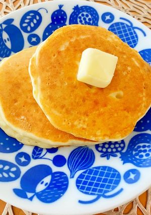 米粉＆オートミールのパンケーキ-レシピのメイン写真