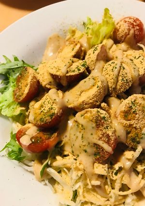 プチトマトのきなこサラダ-レシピのメイン写真