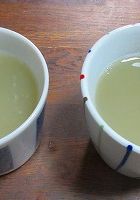 そば湯でつくる抹茶寒天-レシピのメイン写真