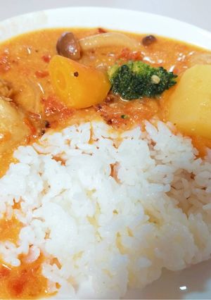 【栄養満点】トマトクリームシチュー-レシピのメイン写真