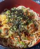 ちくキュウの天ぷらぶっかけそうめん
