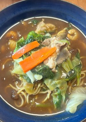 カレーラーメン-レシピのメイン写真