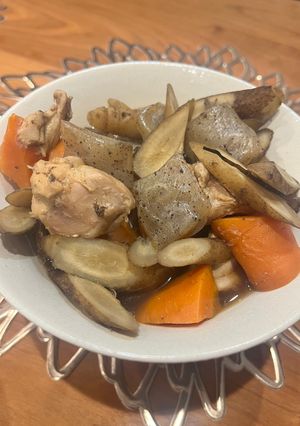 炊飯器で簡単！鶏ごぼう煮-レシピのメイン写真
