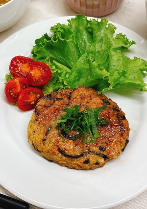 れんこんとひじきの豆腐ハンバーグ-レシピのメイン写真