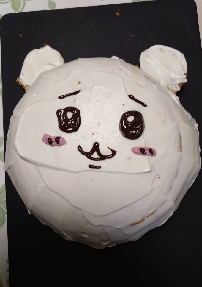 簡単　カワイイちいかわケーキ-レシピのメイン写真