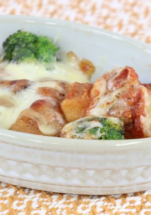 たんぱく質も◎！トマトソースパングラタン-レシピのメイン写真