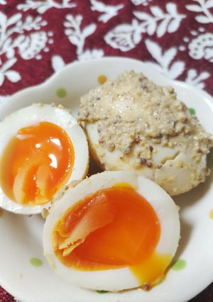 味玉マスタード胡麻味噌漬け※レンジで簡単-レシピのメイン写真