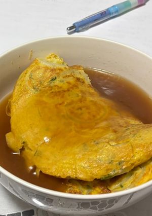 玉ねぎオムレツ-レシピのメイン写真