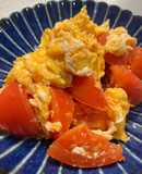 簡単！ふわっふわっ玉子とトマトの炒め物