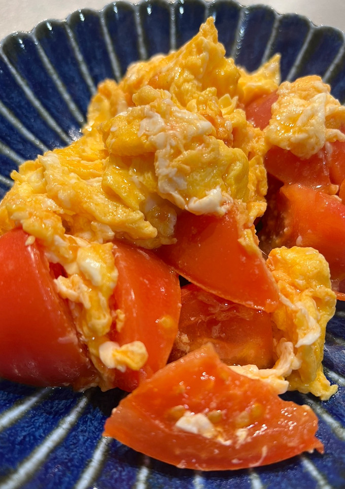 簡単！ふわっふわっ玉子とトマトの炒め物-レシピのメイン写真
