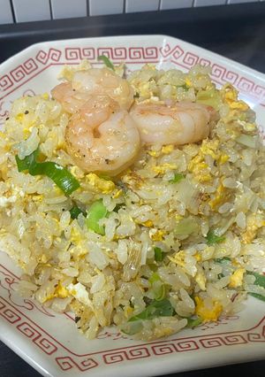 冷凍エビを使用した中華料理屋で食べた炒飯-レシピのメイン写真