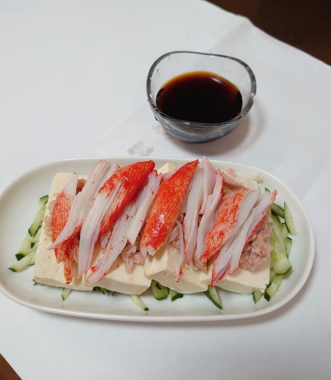 豆腐・ツナ・カニカマのおつまみ-レシピのメイン写真