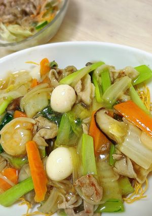 あんかけかた焼きそば-レシピのメイン写真