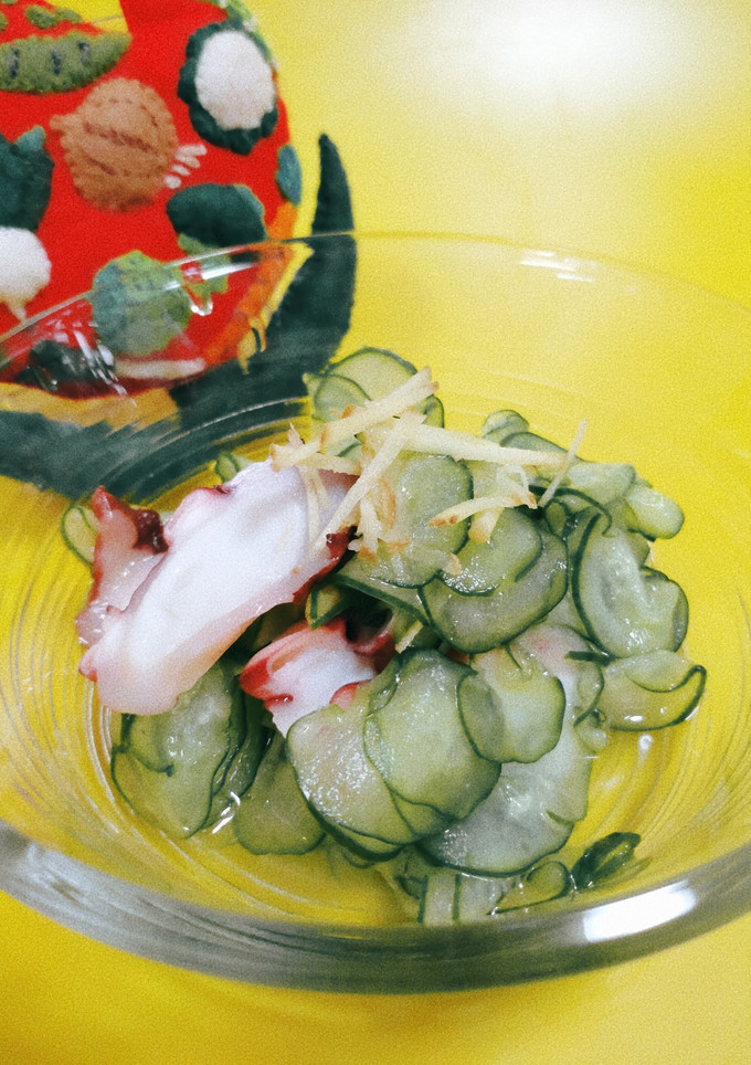 きゅうりとタコの酢の物-レシピのメイン写真