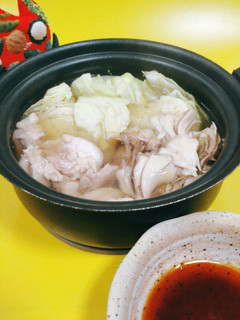キャベツと鶏肉の水炊き-レシピのメイン写真