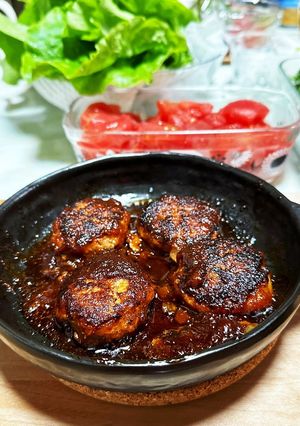 【作りおき】玉葱シャキッとミニハンバーグ-レシピのメイン写真