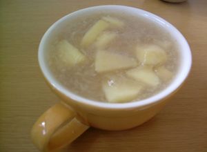 食欲がない時に、片栗粉で作るりんごの葛湯-レシピのメイン写真
