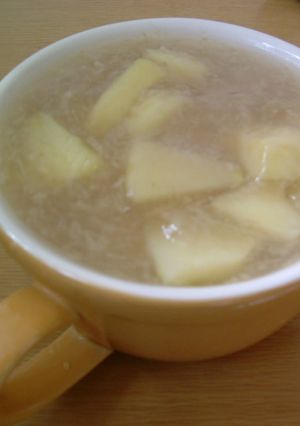 食欲がない時に、片栗粉で作るりんごの葛湯-レシピのメイン写真
