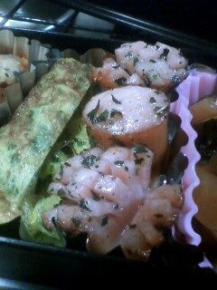 お弁当★ソーセージにバジルンルン-レシピのメイン写真