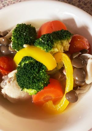 たっぷり野菜と手羽元のスープ煮-レシピのメイン写真