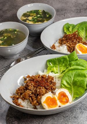 ひき肉と野菜の韓国風ライスボウル-レシピのメイン写真