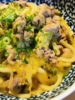 豚肉のスキヤキ風あまから焼きうどん-レシピのメイン写真