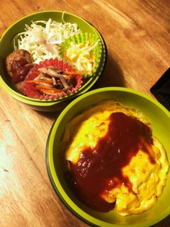 ヘルシー♪オムライス(えのき入り♡)-レシピのメイン写真