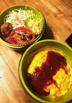 ヘルシー♪オムライス（えのき入り♡）-レシピのメイン写真
