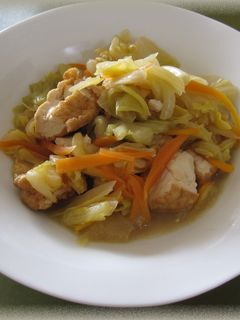 キャベツと厚揚げの煮物-レシピのメイン写真