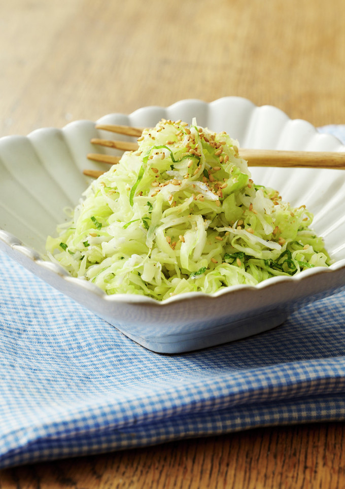 簡単副菜レシピ！キャベツとしらすの和え物-レシピのメイン写真