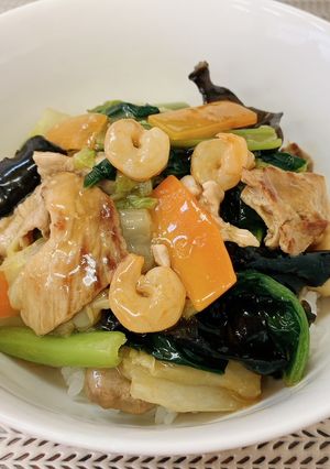 コクうま中華丼-レシピのメイン写真