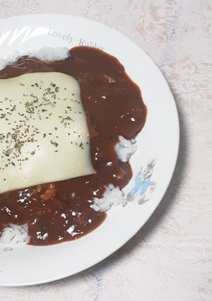 簡単★レトルトものにスライスチーズ-レシピのメイン写真