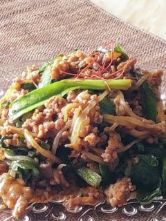 10分で完成★もやしとひき肉のピリ辛炒め-レシピのメイン写真